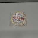 #1 Dad Wooden Christmas Ornament  Best Dad Ever 2024, Fathers Day Tree Dcor, Hero Ornament