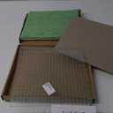 Quilting Ruler for Precise Fabric Cutting 11.5" x 10.5" Quilt Rulers Quilting Sewing Tools Slotted Rulers for Accurate Measurements and Easy Cutting Fabrics Green