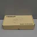 TESSAN Small Flat Plug Power Strip with 1 PD20W Retractable USB C Cable, Ultra Thin Extension Cord with 3 AC Outlets 3 USB Ports, 5 ft Slim Plug for Cruise Ship Travel, Dorm, Home Office (Gray)