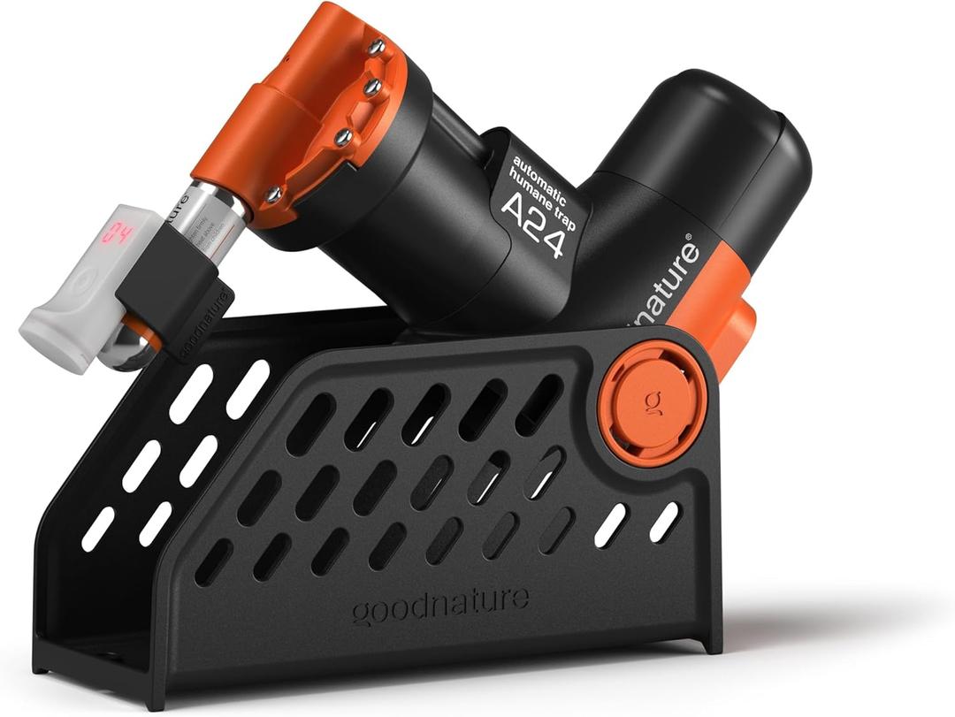 Goodnature Home Trapping Kit for Rat & Mouse, Self-Resetting, CO Powered, Toxin-Free, Pet & Kid Safe, Indoor and Outdoor Use, Digital Counter, Ideal for Home, Sheds, Backyards