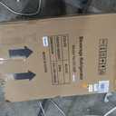 20 Inch Under Counter Beverage Fridge with Glass Door, Beverage Refrigerator Cooler 120 Can,Built in or Freestanding,Fast Cooling,Quiet 39 dBs,Blue LED Light Cooler for Bar, Home, Office