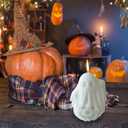 2 x Halloween Ghost Pumpkin Candles with Fragrant Halloween Decor Candle for Home and Table Decorations 2.6 * 2 * 1.9 Inch