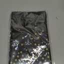 2 Pack Black and Gold Dot Tablecloth, Black Plastic Table Cloths for Parties Disposable, 54x108in Waterproof Rectangular Camping Tablecloth for New Years Birthday Party Picnic Baby Shower