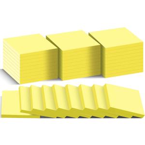 (36 Pack) Sticky Notes 3x3 in Post, Yellow Self-Stick Note Pads it, Strong Adhesive, Easy to Post for Home, Office, Notebook