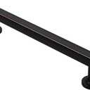 Alzassbg 10 Pack Oil Rubbed Bronze Cabinet Pulls, 6 Inch(152mm) Hole Centers Cabinet Handles Kitchen Hardware Straight Bar Handle Pull for Cabinet and Drawer AL3084ORB