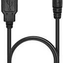 USB DC Charger Charge Charging Cable for Mini S530 Smallest Invisible Wireless Bluetooth Earbuds Earphones Headphones Headset and Bluetooth Shower Speaker