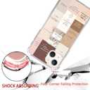 God Verses Collage Phone Case Compatible with iPhone 15 Plus, Aesthetics God Quotation Collage Teen Girl Boy Silicone Shockproof TPU Bumper Case for iPhone 15 Plus