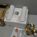 Livex Lighting Aero Steel 2 Light Wall Sconce for home decor, 1 Satin Brass Finish light fixture, perfect for bathroom, bedroom or living room decor