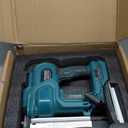 18 Gauge Cordless Brad Nailer Compatible with Makita 18V Battery, 2 in 1 Electric Nail/Stapler Gun Drives 2 Inches Nailer for Upholstery and Woodworking,Tool Only Blue