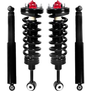 Front and Rear Complete Struts Spring Assemblies Shock Absorbers Compatible with 2004-2008 Ford F150#171361 911262