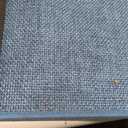 MontVoo Bathroom Runner Rug-Ultra Thin Non Slip Bath Mat Runner for Bathroom Mat Quick Dry, Rubber Backing Washable Runner Bathroom Rugs Fit Under Door, Absorbent Bath Rug,24"x47", Blue