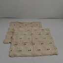 AVOIN colorlife Halloween Ghost Beige Throw Pillow Cover Set of 2, 18 x 18 Inch Soft Plush Faux Fur Jacquard Spooky Cushion Case Decoration for Sofa Couch