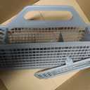 Universal Dishwasher Cutlery Basket Replacement WD28X10128 Dishwasher Utensil Silverware Basket, Compatible with Part No. AH959351, EA959351, PS959351, WD28X10127, WD28X10132