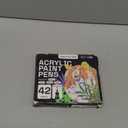 ARTISTRO 42 Acrylic Paint Pens, Art Set Acrylic Markers for Textile, Canvas, Rock, Glass, Wood, Paper, Pumpkin, DIY, Paint Markers for Kids and Adults
