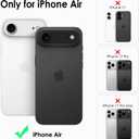 2 x TENOC Phone Case Compatible with iPhone Air, Glitter Case Clear Sparkling Protective Bumper Cute Cover for Girls Women