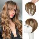 Cephermer Bangs Hair Clip in Bangs 3603D Cover Hair Topper Synthetic HairPieces for Women 099