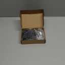 Anbte 10pcs Solar Panel Mounting Brackets 30-50mm Adjustable, Aluminum Solar Panel End Clamp Include 10*Screw M8 and 1*Wrench, Solar Mount Kit for Metal Roof, Tin Roof, Flat Roof, Sheet Roof, Black