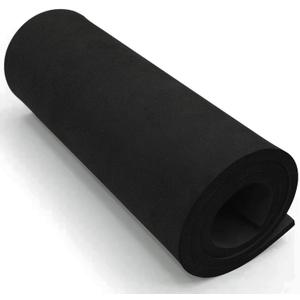 Black Eva Foam Sheet roll,Premium eva Craft Foam 10mm Thick,13.9" x 39", High Density 86kg/m3 for Halloween Cosplay Costume, Crafts, DIY Projects by MEARCOOH
