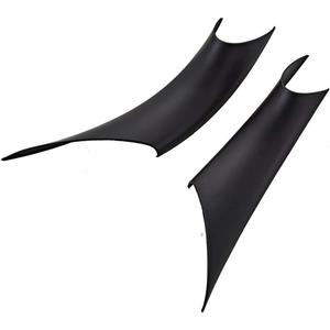 Door Handle Covers Compatible with BMW 3 Series 2012-2018 320i 328i 330i 335i F30 / F31 and 4 Series 2014-2017 428i 435i F32 / F36 Interior Inner Door Pull Handle Covers Left & Right Side (BLACK)