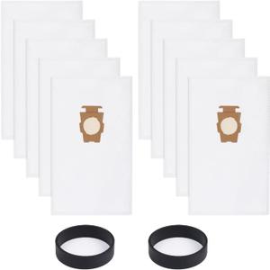 10 Pack Vacuum Cleaner Bags and 2 Belts Compatible with Kirby Vacuum Bags 204811, 204814, 205811 Style F, Fit for All Kirby Sentria Vacuum G Series, Avalir (10 Bags + 2 Belts) 10 Pack Vacuum Cleaner Bags and 2 Belts Compatible with Kirby Vacuum Bags 204811, 204814, 205811 Style F, Fit for All Kirby Sentria Vacuum G Series, Avalir (10 Bags + 2 Belts)