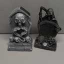 Solar Decorations Graveyard Tombstone LED Spot Light with Blue Glow,Halloween Outdoot Garden Light Halloween Party and Home Decor Snake