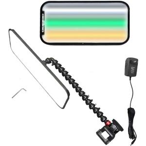 YUNDING Car Dent PDR Light 12 Light Color Styles Adjustment Paintless Dent Repair Tool Car Dent Light Board Car Dent Tools (A)