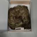REECHO Hair Topper, Short Wiglet Hair Topper for Women with Thinning Large Coverage Synthetic Top Crown Hairpiece for Women - Honey Pecan