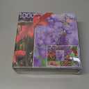 1000 Piece Puzzle for Adults  Collage of Wildflowers, Berries & Mushrooms, Gift-Ready Box, Letters on Back, 8 Jigsaw Puzzle Saver Sheets & Full-Size Poster by GERJATO  Ideal Gift for Loved Ones