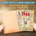 2 x Cool 60th Birthday Card Gifts for Women Men, Happy 60th Birthday Decoration for Mom Dad, Gifts for 60 Year Old Woman Man