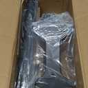 PowGrow Wall Pole Mount for Starlink Gen 3, 22.8 inches Long Pole Mounting Kit with Adjustable Pipe Adapter for Starlink Standard Dish V3, Metal Mount Bracket and Aluminum Adapter, Black