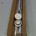 Mcrbeay Shower Curtain Rod, 1" Diameter Heavy Duty Tension Shower Rod, Non Slip Adjustable 28-46 inch No Drilling Shower Curtain Rods Spring Tension For Bathroom, Shower Stall, No Rust, Nickel