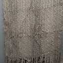 MIULEE Beige Throw Blanket for Couch Soft Textured Knitted Blanket with Tassels Cozy Woven Decorative Boho Lightweight Breathable Blanket for Sofa Bed Chair Wave Pattern for All Seasons (Throw Size-(50" x 60"))