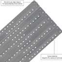 Plastic Party Silver Wristbands-100 Pack Colored Vinyl Wristbands for Events-Waterproof Lightweight Security Wrist Bands for Bar Club Festival Music Meeting