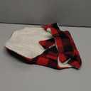 Malier Winter Coat for Dogs - Classic Plaid Fleece Cold Weather Jacket With Pocket, Windproof Warm Vest Clothes (Red, Medium)