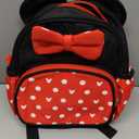 Cute Mini Backpack for Girls Toddler Bookbag Little Kids Backpacks for Toddler Backpack Baby Daycare Bag Child Kindergarten Preschool Book Bags Mouse Toys Travel Small Girl Backpacks Accessories (10 x 8 inch)