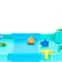 Little Tikes Splash Beach Water Table Splash Pad, with Fun Functions and Accessories, Compact Foldable Model for Travel, Easy to Store, Great Gift from 2 Years