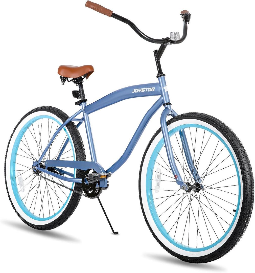 JOYSTAR 20" 24" 26" Beach Cruiser Bike for Girls, Boys, Mens and Womens, Single Speed Kids Cruiser Bikes with Coaster Brake
