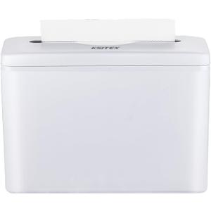 Paper Towel Dispenser Countertop, Multifold Trifold Z-Fold Paper Towel Holder, Hand Towel Dispenser for Kitchen Bathroom Commercial,Single Sheet Dispensing, Non-Slip Base (Ks-5857s-w)