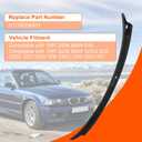 Windshield Wiper Cowl Cover Panel Grille Compatible with 1997-2006 BMW E46