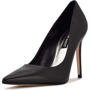 Nine West Women's Fresh Pump, Black Leather, 6