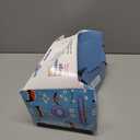 Kids Vomit Bags Disposable 20 Pack - Individually Wrapped Barf Bags with Cute Monster Print - Leak Proof Self Sealing Emesis Bags for Motion Car Sickness and Nausea - Ideal for Taxis, Airplane Travel