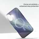 Incase Halo Case for iPhone 16 Hydro Dip MagSafe Compatible Apple iPhone Case 10 Ft Drop Protection, Protective Cover with Lanyard Loop, Sleek Design (Tidal Ocean, iPhone 16 Plus)