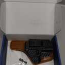 P365 X Macro Holster with Comfort Foam Pad, IWB Kydex and Leather Hybrid Holster for 9mm Sig Sauer P365 X Macro Pistol - Red Dot Optic Cut - Appendix Carry Holster for Inside Waistband Concealed Carry