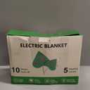 Electric Blanket Full Size Heated Blanket 72''X84'', Purple Heating Blanket Ultra Warm Flannel Electric Heating Blanket with 5 Heat Settings & 10 Hours Auto-Off, Ideal for Grandma Gifts(Lavender)