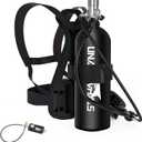 2.3L Mini Scuba Tank, 25-35 Minutes Diving Lung Tanks, DOT-Certified Scuba Diving Tank, Portable Dive Portable Lungs, 2.3L(16 Cu Ft) Capacity, 3000 Psi Max Pressure, Aluminum Tank, Within 30 Ft