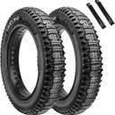 Hycline Ebike Replacement Fat Tire: 20x4.0 Inch Heavy Duty Folding Electric Fat Tires, All-Terrain High-Density Bicycle Tires for Street or Trail Riding