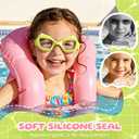 2 x Toddler Swim Goggles 2 Pack, Swimming Goggles for Toddler Boys Girls 3-7, Anti-Fog Anti-UV Leakproof Pool Goggles