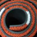 Batting Mat Baseball Hitting Mat Baseball Batting Cage Mat 12' x 6' Regulation Size Turf Batters Box Mat with Home Plate and Anti Fade Turf for Baseball Softball Training Indoor and Outdoor (Clay)