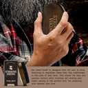 Striking Viking Beard Balm for Men – Light Hold, Unscented, 2 Oz + Striking Viking Boars Hair Beard Brush for Men - 4.2" Ergonomic Design with Naturally Derived Beach Wood