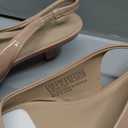 JENN ARDOR Slingback Heels for Women Low Heels Dress Shoes Kitten Pumps Dressy Heeled Sandals Wide Width Fashion Casual Shoes Size 10